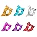 Bememo 12 Pieces Unisex Plated Masquerade Half Face Mask Wedding Props Mardi Gras Party Masks Carnival Costume Accessory