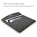 ProCase 9.7-11 Inch Sleeve Case, Portable Felt Carrying Protective Bag Pouch for 10.9” iPad Air 4 Air 3 2/10.2 9th 8th Gen/Pro 10.5, 11, Tab M10 10.1