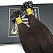 Sunny 18inch #2 Dark Brown Pre Bonded Keratin Fusion nail U Tip Long Straight Remy Human Hair 1g/s Total 50g Utip Hair Extensions