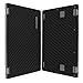 Skinomi Black Carbon Fiber Full Body Skin Compatible with Lenovo Yoga 2 (11 inch)(Full Coverage) TechSkin with Anti-Bubble Clear Film Screen Protector