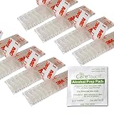 AutoBoxClub - Heavy Duty Mounting Strips/EZ Pass Mounting Strips/Mounting Strips for EZ Pass Holder/IPass Holder/Fastlane Mounting Kit - 8pcs (4sets) Reclosable Fastener with Alcohol Prep Pad