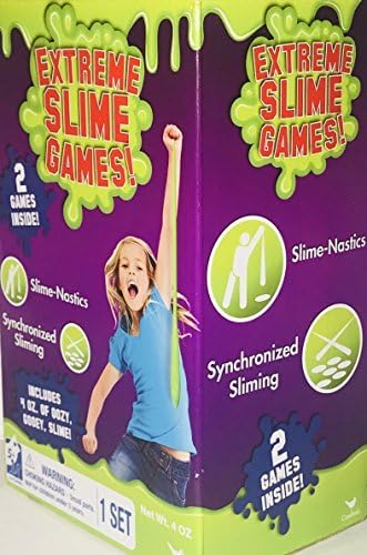 Extreme Slime Games! 2 Games Inside! Choose From Different Box Set Games! It's Always Time For Slime! Ages 5+! (Slime-Nastics & Synchronized Sliming!)