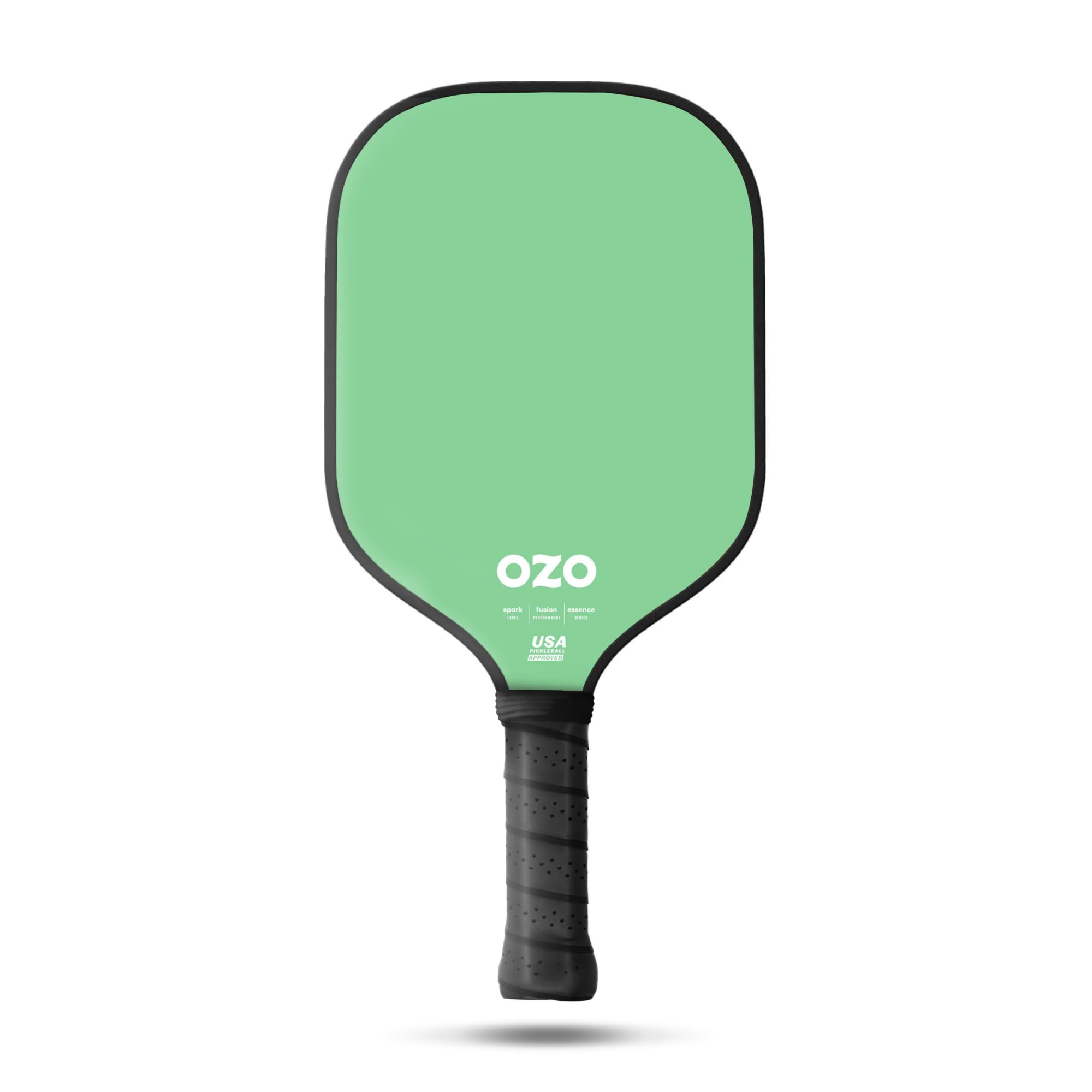 OZO Pickleball - Spark Beginner Hybrid Paddle - USAPA Approved Beginner Hybrid Paddle - Graphite Face Racket (Green)