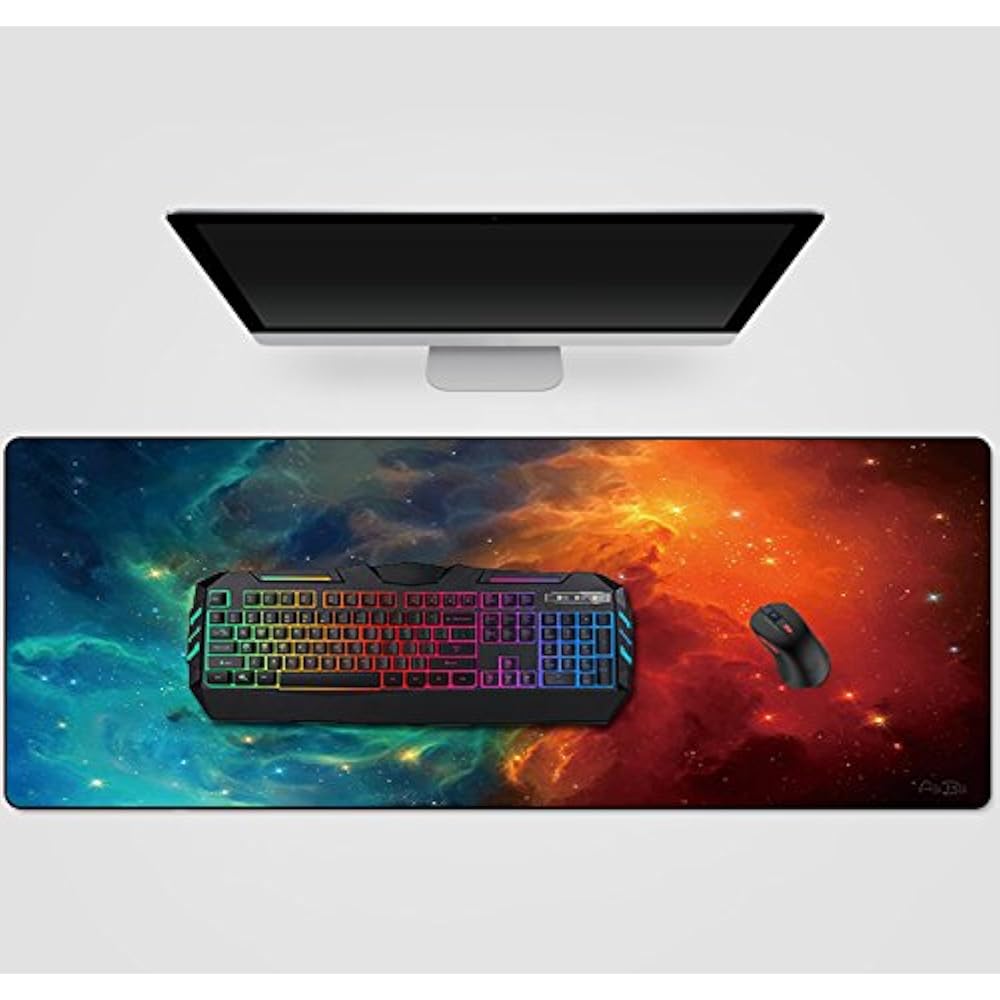 AliBli Mouse Pads Large Gaming XXL Extended Mat Desk Mousepad Long Non