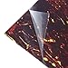 Kmise Z4925 Blank Acoustic Guitar Pickguard Plate with Adhesive Back Coffee-Yellow 9