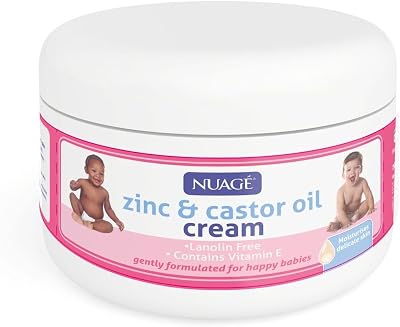 Cotton Tree Baby Zinc & Castor Oil Cream 200ml Nappy Rash White