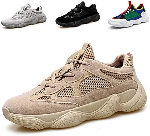 Puremee Mens Womens Mesh Breathable Sport Fitness Jogging Walking Shoes Running Shoes Chunky Fashion Sneakers