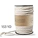 Macrame Cord, ZOUTOG 4mm x 153 yd (About 140m) Natural Cotton Soft Unstained Rope for Handmade Plant Hanger Wall Hanging Craft Making