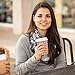 The #1 Most Stylish Disposable Paper Coffee Cups by Little Beans - 100 pack Insulated Hot Cup To Go - Quantity 100 Cups & 100 Secure Lids - Best Quality Guaranteed - 12 ounce size