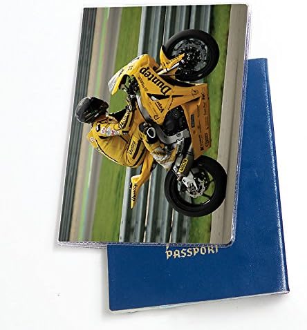 New Racebike Motor Passport Case Pattern Slim Passport Case Cover Holder For Men