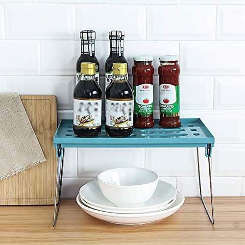 Qisiewell Estante de Cocina Inserto de Estante Verde apilable Cocina