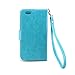 iPhone 6S Case/iPhone 6 Case, IZENGATE [Classic Series] Wallet Case Premium PU Leather Flip Cover Folio with Stand for Apple iPhone 6 (2014) / Apple iPhone 6S (2015) (Turquoise Blue)
