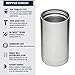 YETI Rambler 12 oz Bottle, Stainless Steel, Vacuum Insulated, with Hot Shot Cap