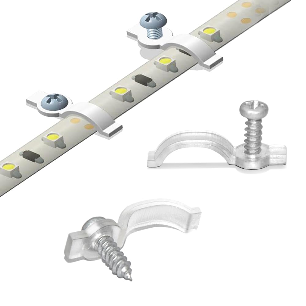 GRIVER 100 Pack Strip Light Mounting