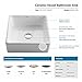 Kraus KCV-120 Square Ceramic Bathroom Sink, White