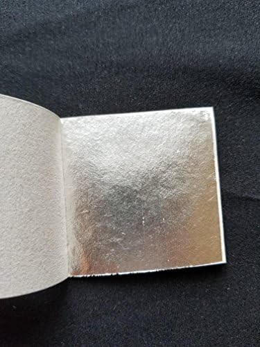 10 Pc Genuine Edible Silver Leafs 5x5 cm (2x2 inches)