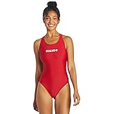 Sporti Women's Lifeguard One Piece Swimsuit - Bathing Suit for Swimmers - Competitive Swimsuit Women