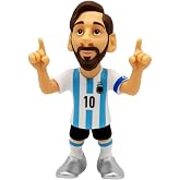 MINIX COLLECTIBLE FIGURINES - Lionel Messi, Official Argentina, Sports Collectable 12 cm Figurine, Unique Soccer Gift for All Ages, Football Stars