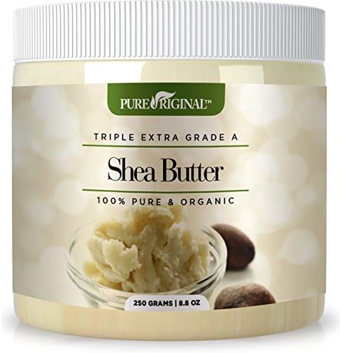 Pure Original Organic Shea Butter 8.8OZ - Unrefined, Pure, Raw Ivory Shea Butter - Skin Nourishing, Moisturizing &amp; Healing, Ideal for Dry Skin, Anti-Inflammatory -For Skin Care, Hair Care