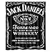 Aloundi Shower Curtain,Comfort Home Style Custom Jack Daniels Pattern Design Waterproof Polyester Fabric,Bathroom Decor