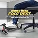 Halter Office Foot Rest Under Desk Work from Home Accessories with 2 Adjustable Height Positions, Black
