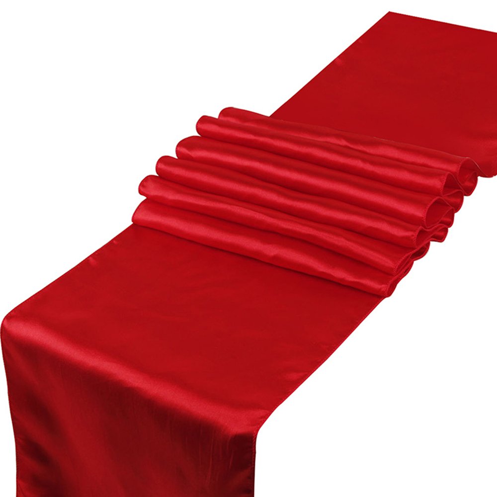 Best banquet table runner red