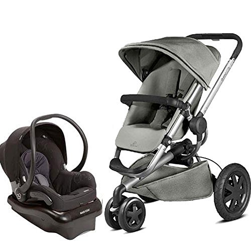 Quinny 2013 Buzz Xtra Gracious Grey Travel System w/ Maxi Cosi Mico Car
Seat, Total Black
