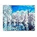 Clearance Sale! DIY 5D Diamond Painting, Snow Scene Diamond Embroidery Cross Stitch Kit 5D Diamond Rhinestone Painting Crystals Cross Stitch Picture Arts Home Decor Nearzstorn (Snow Scene, 40x30cm)