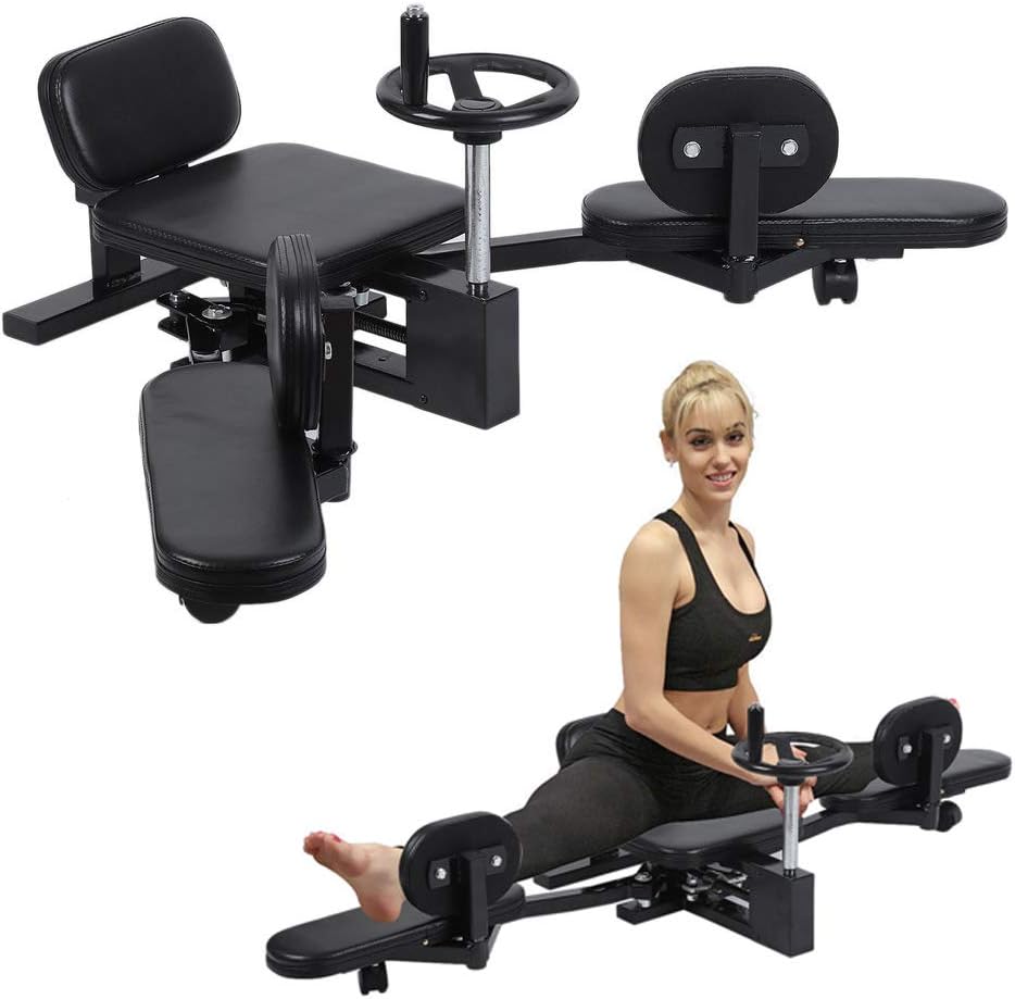 Homgrace Pro Leg Stretch Machine, Heavy Duty Steel Frame Leg Stretcher Training Leg Splitter Gym