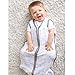 Muslin Baby Sleeping Bag Wearable Blanket Sack for Sleep Medium 6-12 Months Grey