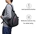Magictodoor Sling Bag for Men Women Travel Packs Chest Backpack w/ Anti-theft RFID Blocking Pocket & USB Charging Port (Black)