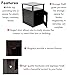 Internet's Best Decorative Cat House & Side Table with Storage Shelf | Litter Box Enclosure | Indoor Pet Crate | Nightstand | Hooded Hidden Pet Box | Cats Furniture Cabinet | Kitty Washroom Espresso