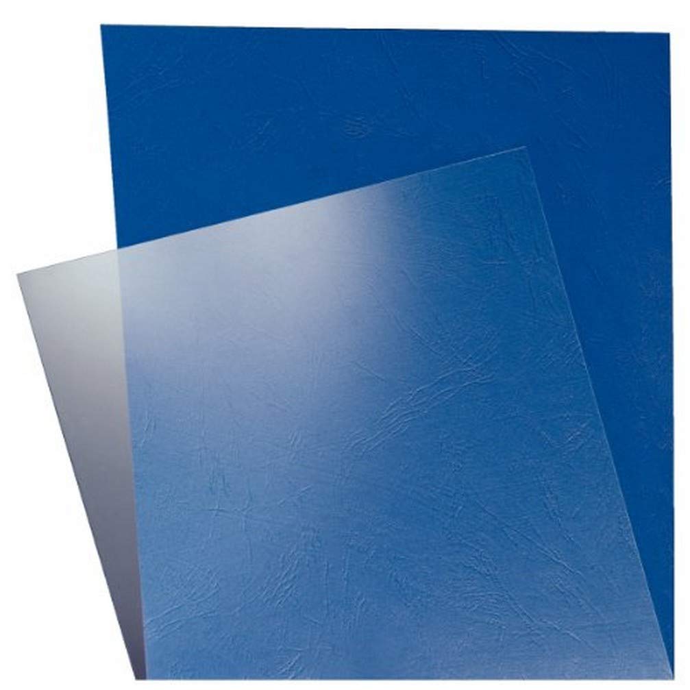 Leitz 33681 A4 Transparent Binding Covers, 180 microns, Glass Clear, Pack of 100