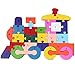 DOUYYE Education Letter and Number Toy, Interactive Kids Play Game ,Wooden Blocks Train Shape Jigsaw Puzzles Toys for 3 4 5 year old and Up Boys Girls Toddlers Preschool Children Babies (26 pcs)