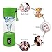 Smoothie Blender, Personal Blender, MONOLED Professional 380ML USB Rechargeable Juice Blender Food Processor Smoothie Maker Sport Bottle for Family,Office and Travel