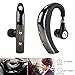 Benazcap Bluetooth Headset V4.0 Wireless Headphone Sweat Proof Earpiece Noise Isolating Sport Earphones with Mic Stereo Sound for Apple Iphone, Samsung, Lg, Pc Laptop