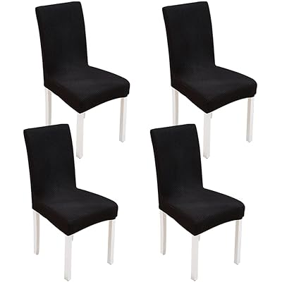 4-Piece Stretch Chair Covers, Removable Washable Kuwait Ubuy