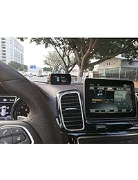 TIMPROVE Universal Car HUD Head Up Display Digital GPS Velocímetro con prueba de aceleración Prueba de frenos Sobrevelocidad Alarma Pantalla TFT LCD de 3 pulgadas para todos los vehículos