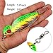 YONGZHI Fishing Lures Metal Casting Trolling Jigging Spoons Spinners Baits Lures for Trout Salmon Walleye Northern Pike and Largemouth Bass in Freshwater and Saltwater Fishing Spoons (5.89inch)