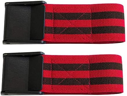 GCARTOUR BFR Bands Occlusion Training Bands - Blood Flow Restriction Training Bands - Strong Elastic Biceps Thigh Straps Gain Fast Muscle Growth - 2 Pack