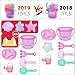 LotFancy 10PCS Summer Beach Toys Set, with Sand Castel Molds & Tools, BPA Free Sandbox Toys for Toddlers Kids 3-8, Sand Bucket Shovel Sifter Rake Funnel Watering Can, Girls Vacation Essentials