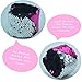 Mermaid Bracelet for Birthday Party Favors Christmas Gifts, Two-color Decorative Reversible Charm Sequins Slap Wristband Strap Band for Kids,Girls,Boys,Women (A(2 Pack), Silver-Rose)