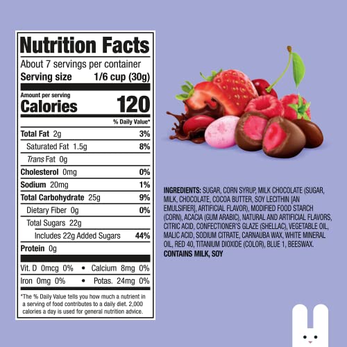 Brach's Jelly Bean Chocolate Mix Bag of FruitFlavored Jelly Beans Dipped in Real Milk