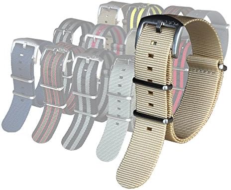 BluShark - The Original Premium Nylon Watch Strap - Multiple Sizes and Styles