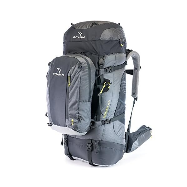Roamm Nomad 65 +15 Backpack 80L Liter Internal Frame Pack with