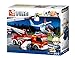 Sluban M38-B0627 Firefighting Series Blocks Vehicle Bricks Toy Helicopter (394 Piece), Elevating Platform Fire Truck and Plane