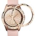 EZCO Bezel Ring Compatible with Samsung Galaxy Watch 42mm / Galaxy Sport, Stainless Steel Bezel Styling Loop Adhesive Cover Protector Anti Scratch for Galaxy Watch 42mm SM-R800