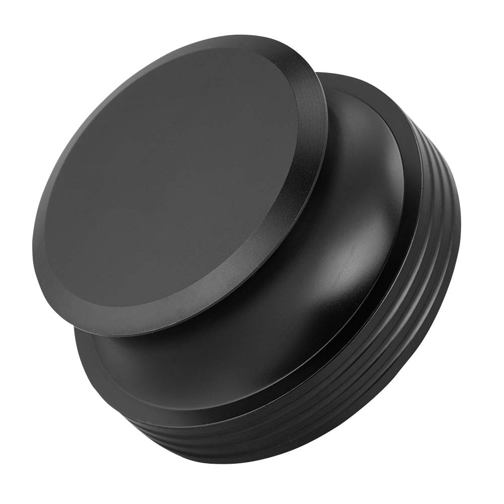 Hakeeta Disc Stabilizer,Durable Aluminum Record Weight Clamp for LP Metal Disc Stabilizer Excellent Enjoyment In Music(Black)