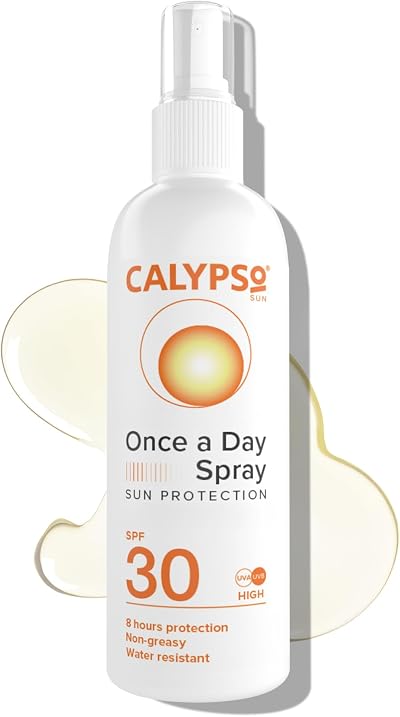Calypso Once A Day SPF30 Sun Protection Spray 8 Hours Water Resistant 200ml