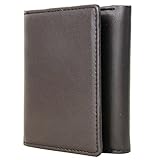 RFID Blocking Wallet , Mens RFID Blocking Trifold Leather Wallet with ID Window